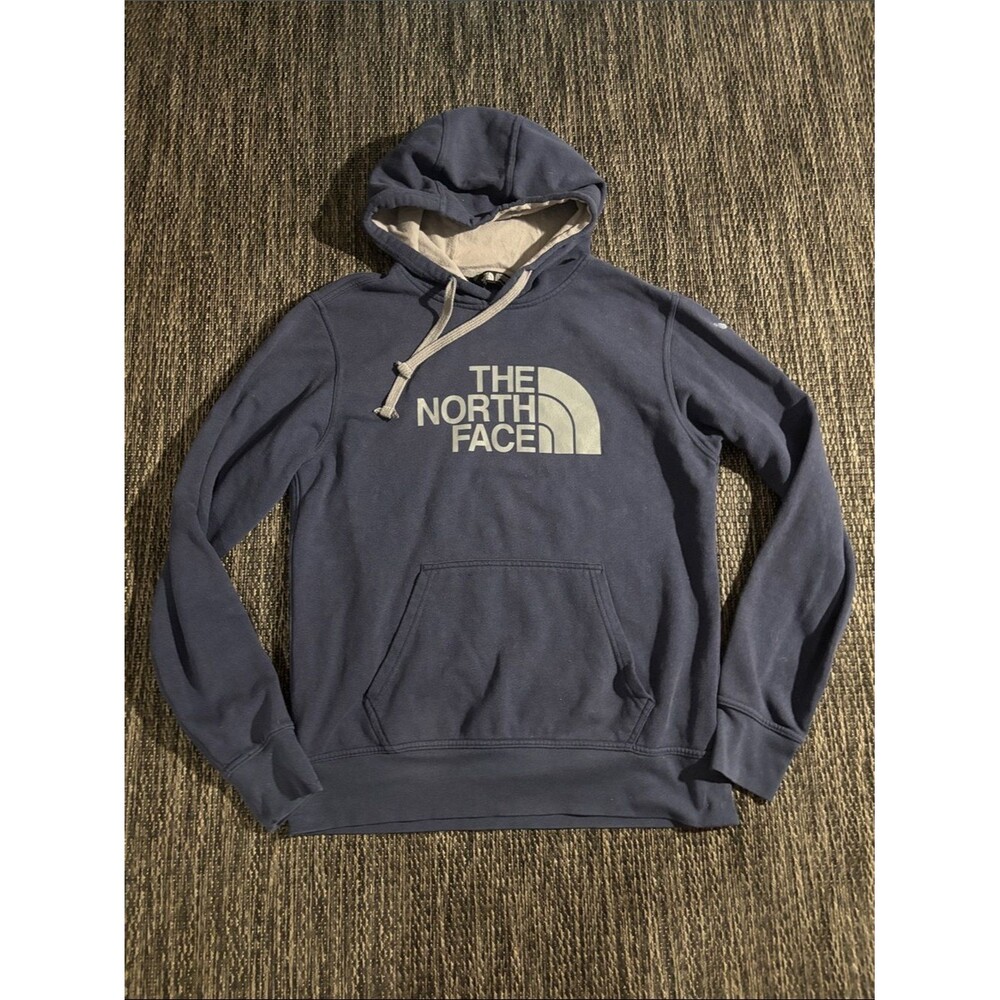 The North Face Pullover Hoodie Blue Grey Size Small